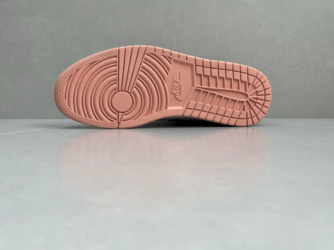 Practical ChunYuan 230 AJ1 Zhongbang Pure  Version Pink High-Top Sneakers, Top Rep Shoes, Best Replica Sneakers, Size 36-46 (Including Half Sizes 1323