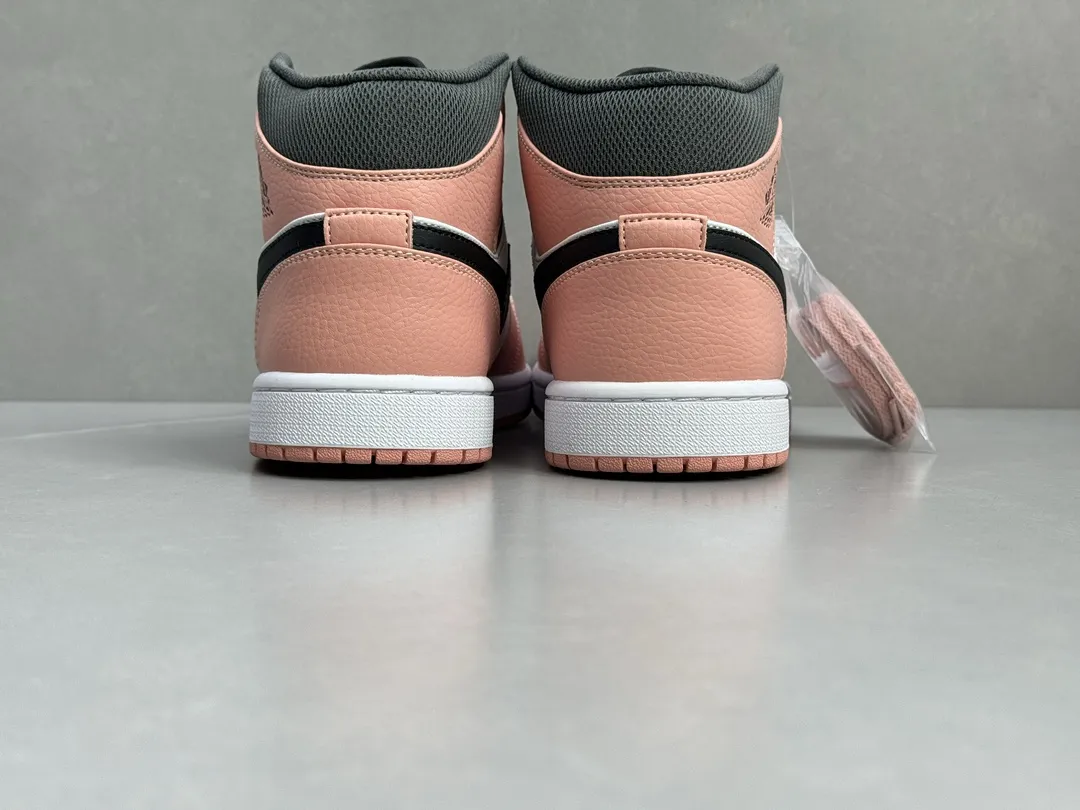 Practical ChunYuan 230 AJ1 Zhongbang Pure  Version Pink High-Top Sneakers, Top Rep Shoes, Best Replica Sneakers, Size 36-46 (Including Half Sizes 1323