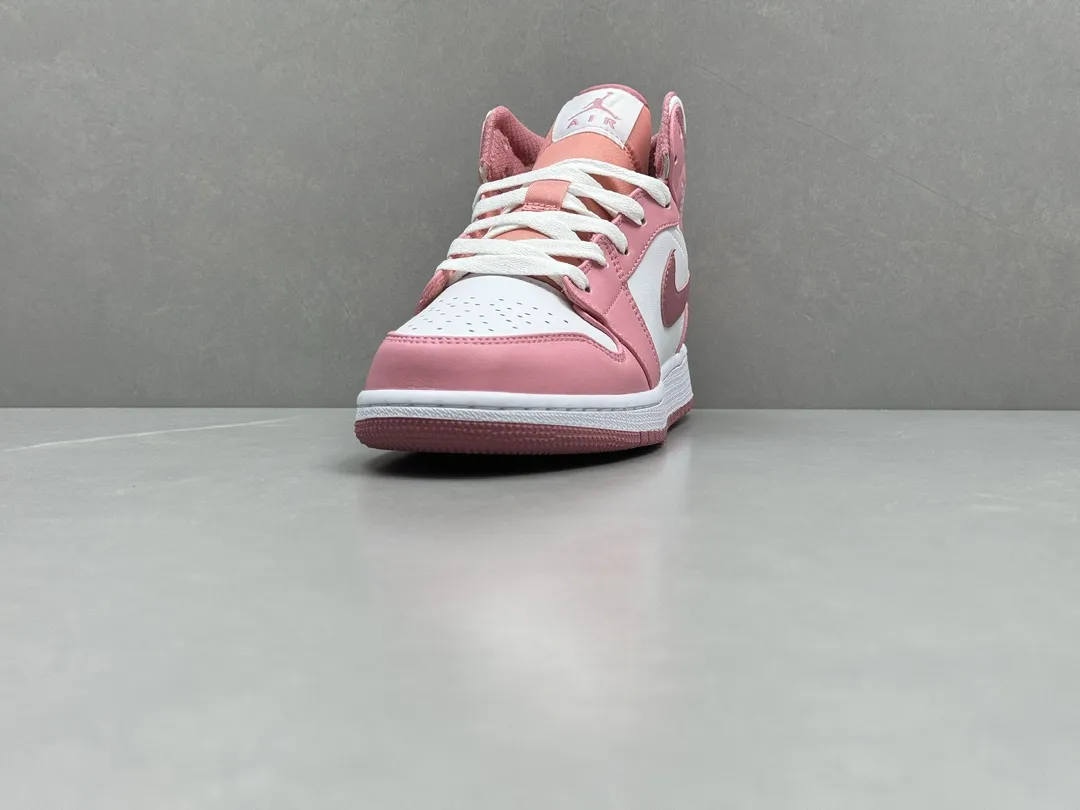 Functional ChunYuan 230 AJ1 Zhongbang Pure  Version Pink White High-Top Sneakers, Top Rep Shoes, Best Replica Sneakers, Size 36-46 (Including Half Sizes 1312