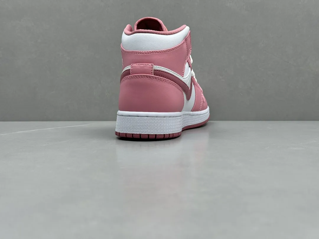 Functional ChunYuan 230 AJ1 Zhongbang Pure  Version Pink White High-Top Sneakers, Top Rep Shoes, Best Replica Sneakers, Size 36-46 (Including Half Sizes 1312