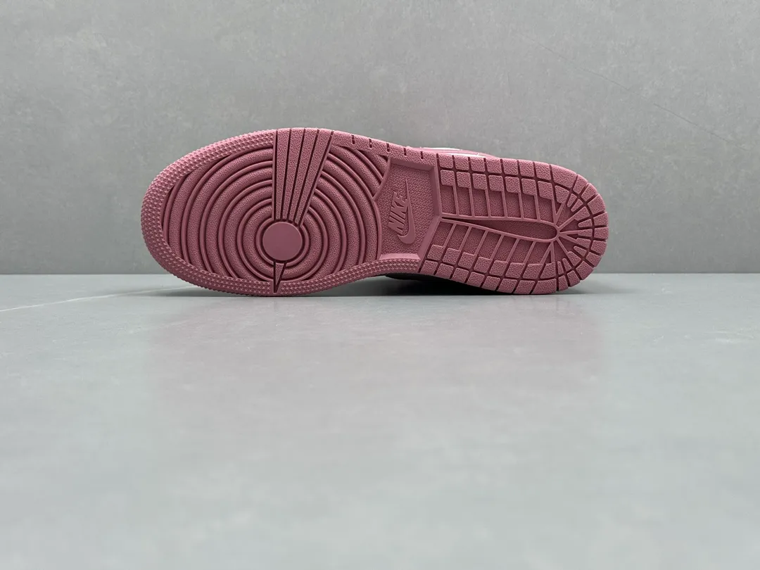 Functional ChunYuan 230 AJ1 Zhongbang Pure  Version Pink White High-Top Sneakers, Top Rep Shoes, Best Replica Sneakers, Size 36-46 (Including Half Sizes 1312