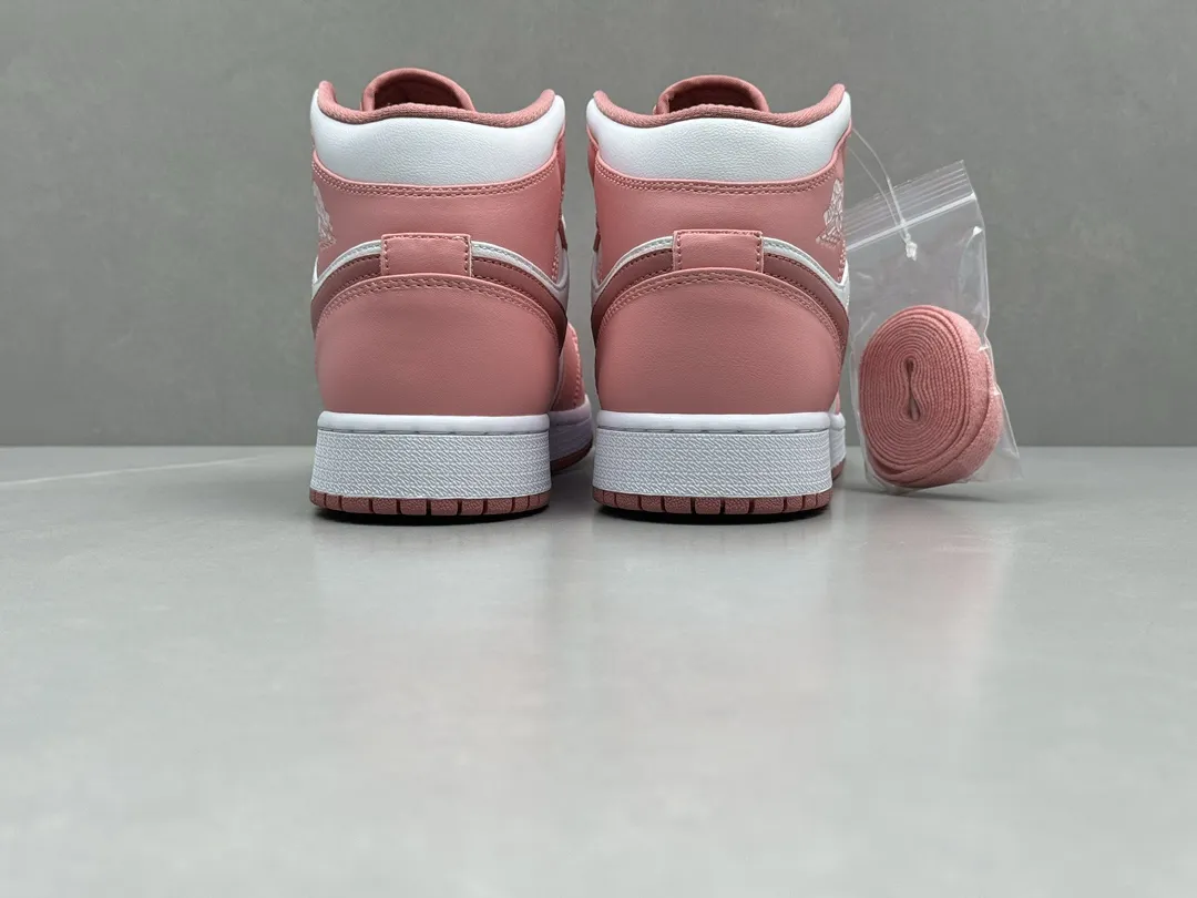 Functional ChunYuan 230 AJ1 Zhongbang Pure  Version Pink White High-Top Sneakers, Top Rep Shoes, Best Replica Sneakers, Size 36-46 (Including Half Sizes 1312