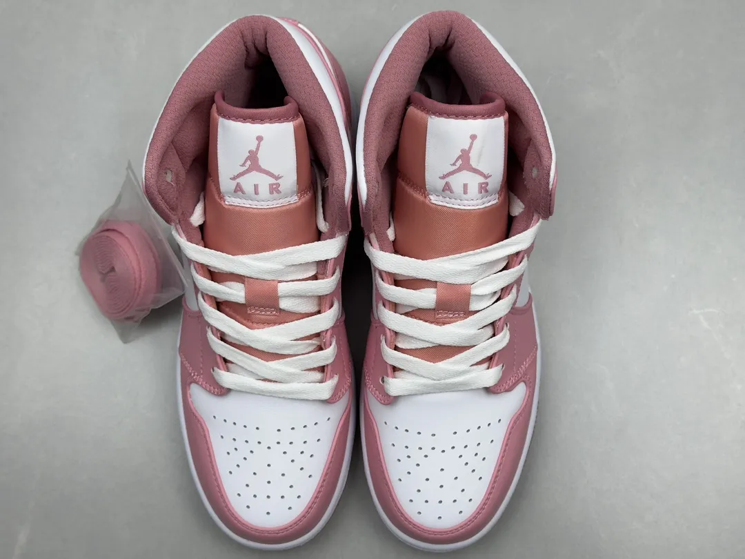 Functional ChunYuan 230 AJ1 Zhongbang Pure  Version Pink White High-Top Sneakers, Top Rep Shoes, Best Replica Sneakers, Size 36-46 (Including Half Sizes 1312