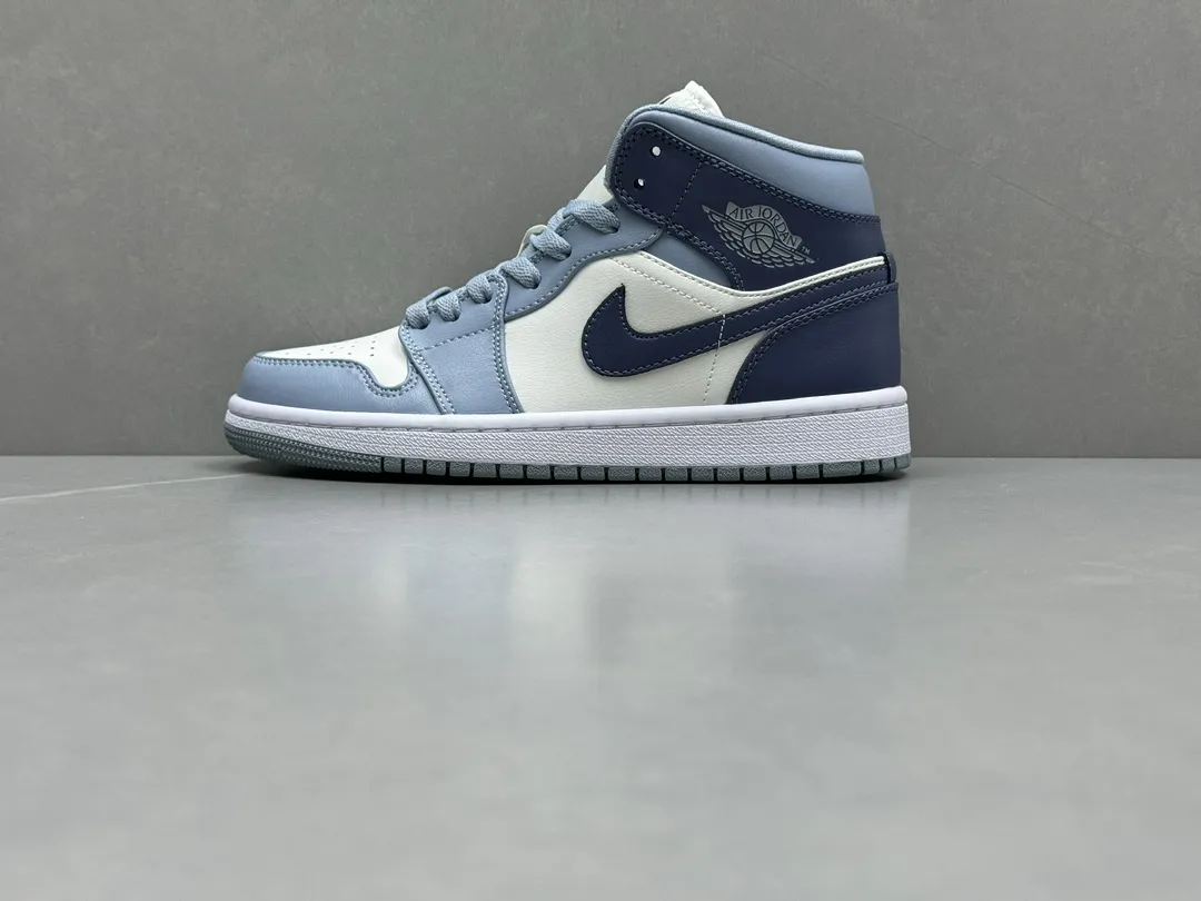StreetReady ChunYuan 230 AJ1 Zhongbang Pure  Version Sneakers – Haze Blue, High-Top Style, Top Rep Shoes, Premium Nike Replica, Sizes 36-46 (Including Half Sizes 1310