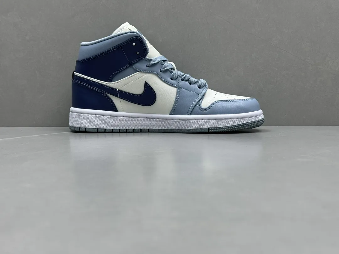 StreetReady ChunYuan 230 AJ1 Zhongbang Pure  Version Sneakers – Haze Blue, High-Top Style, Top Rep Shoes, Premium Nike Replica, Sizes 36-46 (Including Half Sizes 1310