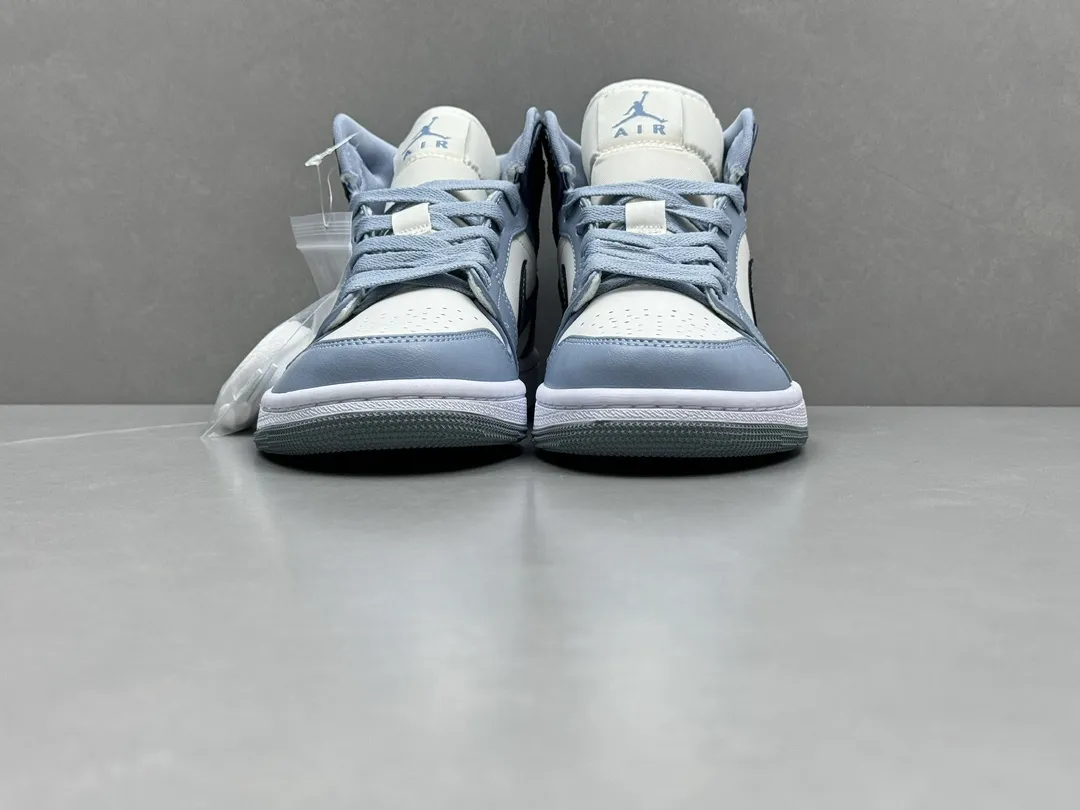 StreetReady ChunYuan 230 AJ1 Zhongbang Pure  Version Sneakers – Haze Blue, High-Top Style, Top Rep Shoes, Premium Nike Replica, Sizes 36-46 (Including Half Sizes 1310