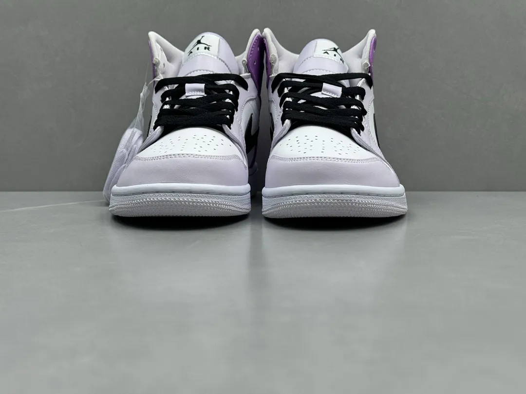 FashionForward ChunYuan 230 AJ1 Zhongbang Pure  Version White Purple Basketball Shoes, Top Rep Shoes, Best Replica Sneakers, Sizes 36-46 (Including Half Sizes 1303
