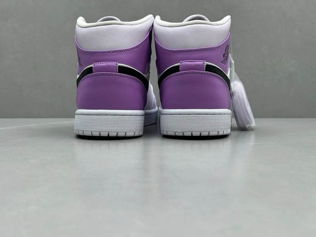 FashionForward ChunYuan 230 AJ1 Zhongbang Pure  Version White Purple Basketball Shoes, Top Rep Shoes, Best Replica Sneakers, Sizes 36-46 (Including Half Sizes 1303