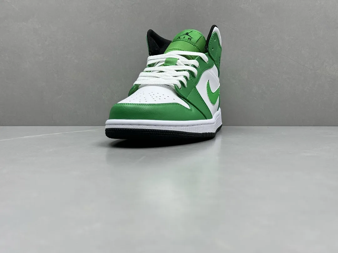 HighPerformance ChunYuan 230 AJ1 Zhongbang Pure  Version White Green Basketball Shoes – Top Rep Shoes & Best Replica Sneakers in Sizes 36-46 (Including Half Sizes 1293