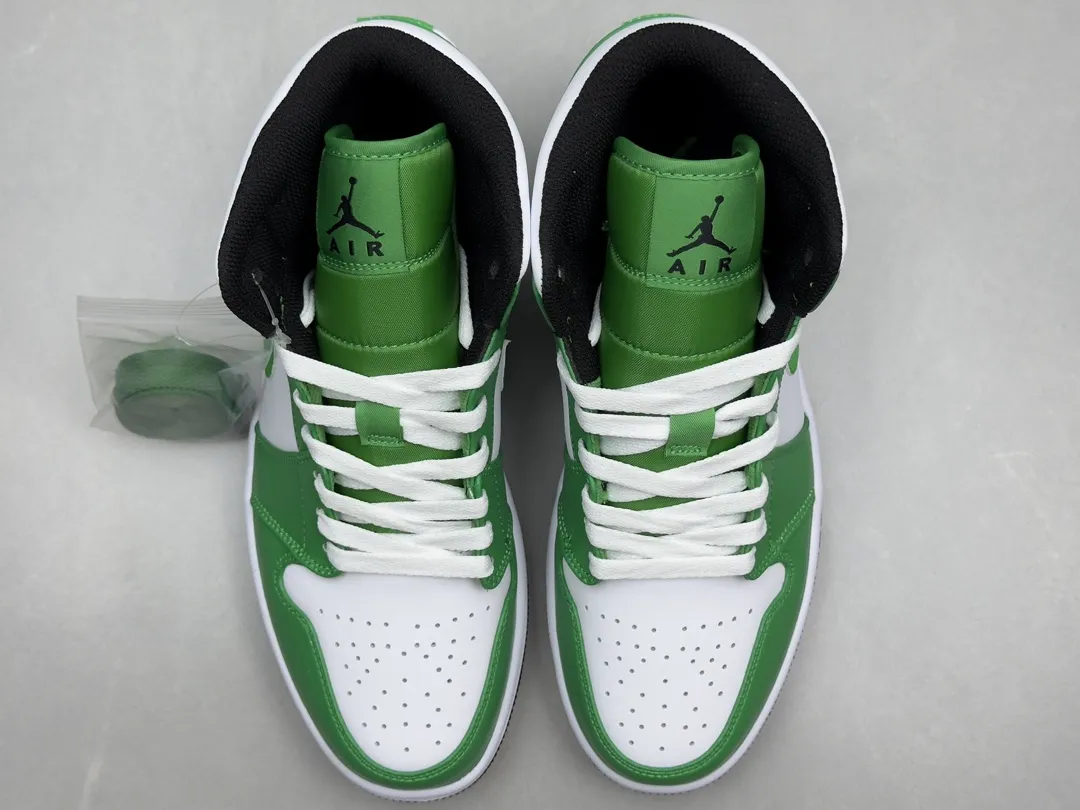 HighPerformance ChunYuan 230 AJ1 Zhongbang Pure  Version White Green Basketball Shoes – Top Rep Shoes & Best Replica Sneakers in Sizes 36-46 (Including Half Sizes 1293