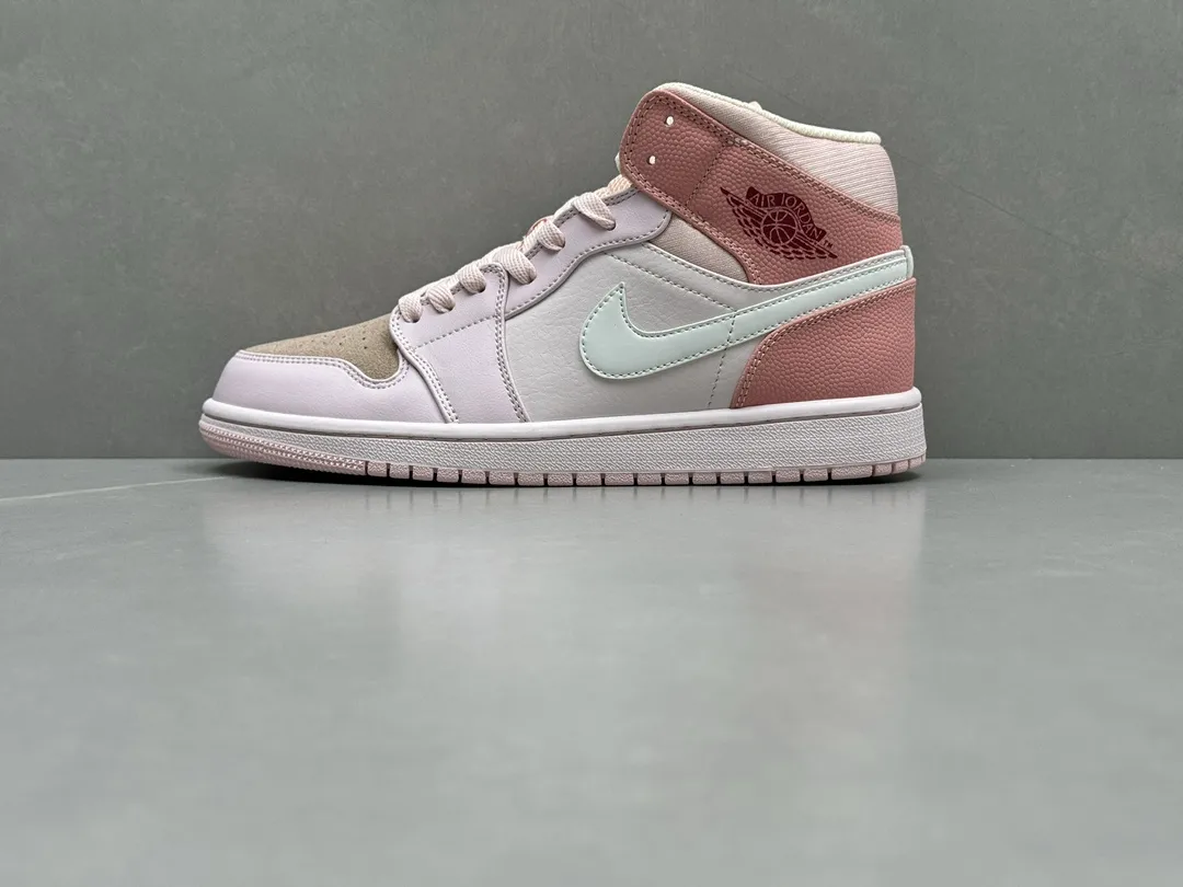 ChunYuan AJ1 Zhongbang Pure  Version – Sakura Pink High-Top Rep Shoes, Top-Quality Best Replica Sneakers, Sizes 36-41 (Including Half Sizes ZeroBulk 1316