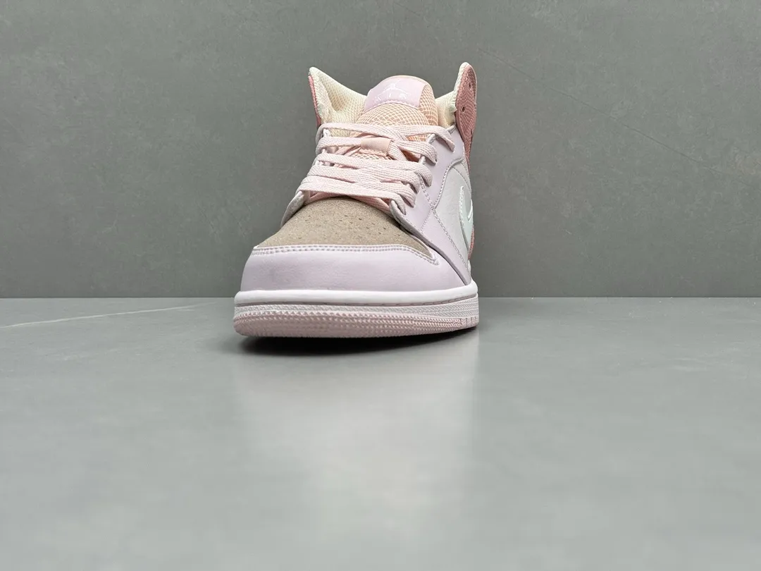 ChunYuan AJ1 Zhongbang Pure  Version – Sakura Pink High-Top Rep Shoes, Top-Quality Best Replica Sneakers, Sizes 36-41 (Including Half Sizes ZeroBulk 1316
