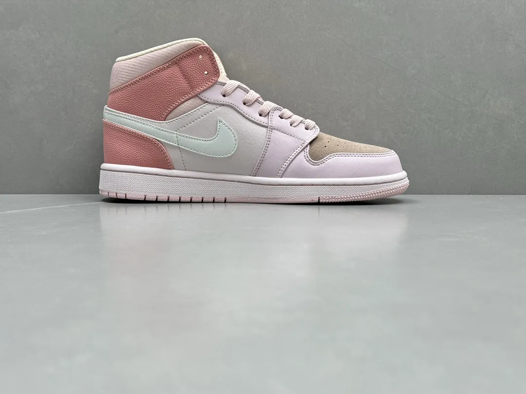 ChunYuan AJ1 Zhongbang Pure  Version – Sakura Pink High-Top Rep Shoes, Top-Quality Best Replica Sneakers, Sizes 36-41 (Including Half Sizes ZeroBulk 1316