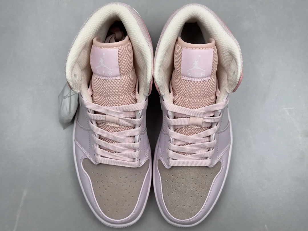ChunYuan AJ1 Zhongbang Pure  Version – Sakura Pink High-Top Rep Shoes, Top-Quality Best Replica Sneakers, Sizes 36-41 (Including Half Sizes ZeroBulk 1316