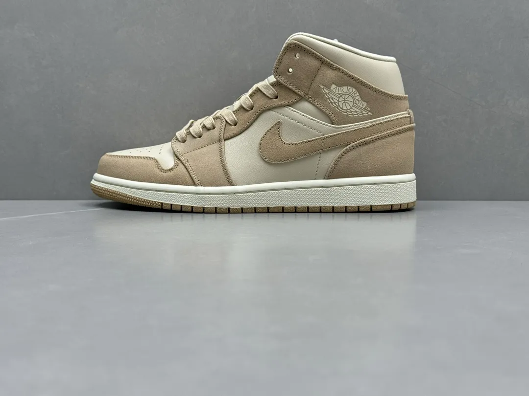ChunYuan AJ1 Zhongbang Pure  Version Light Brown Basketball Shoes, Top Rep Shoes, Best Replica Sneakers, Size 36-46 (Including Half Sizes Resilient 1334
