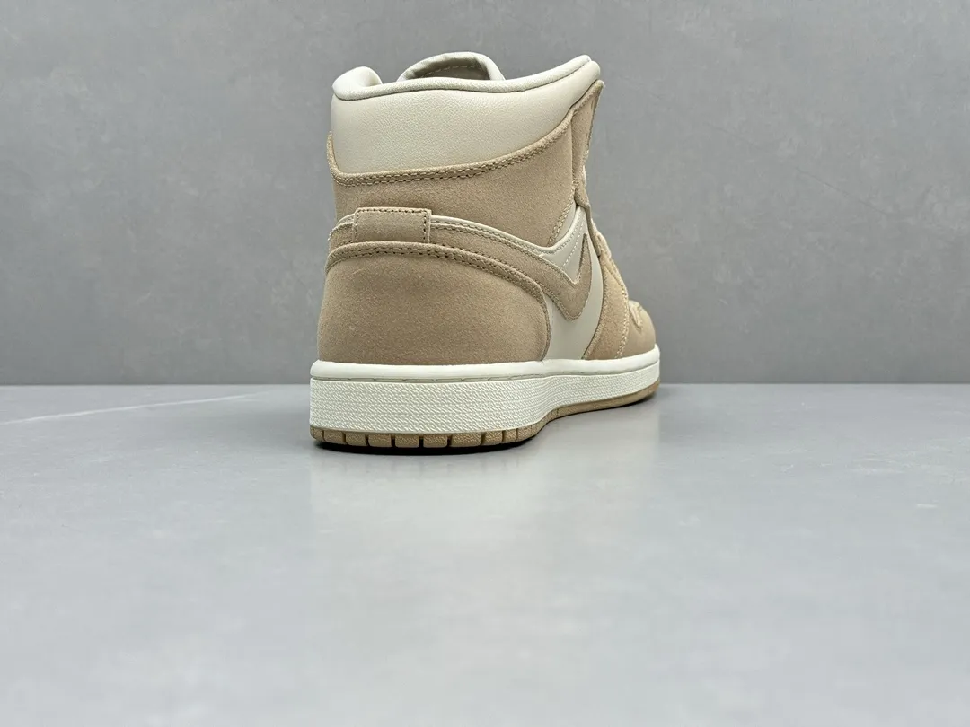 ChunYuan AJ1 Zhongbang Pure  Version Light Brown Basketball Shoes, Top Rep Shoes, Best Replica Sneakers, Size 36-46 (Including Half Sizes Resilient 1334
