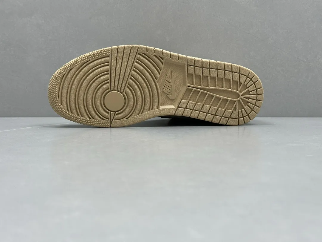 ChunYuan AJ1 Zhongbang Pure  Version Light Brown Basketball Shoes, Top Rep Shoes, Best Replica Sneakers, Size 36-46 (Including Half Sizes Resilient 1334