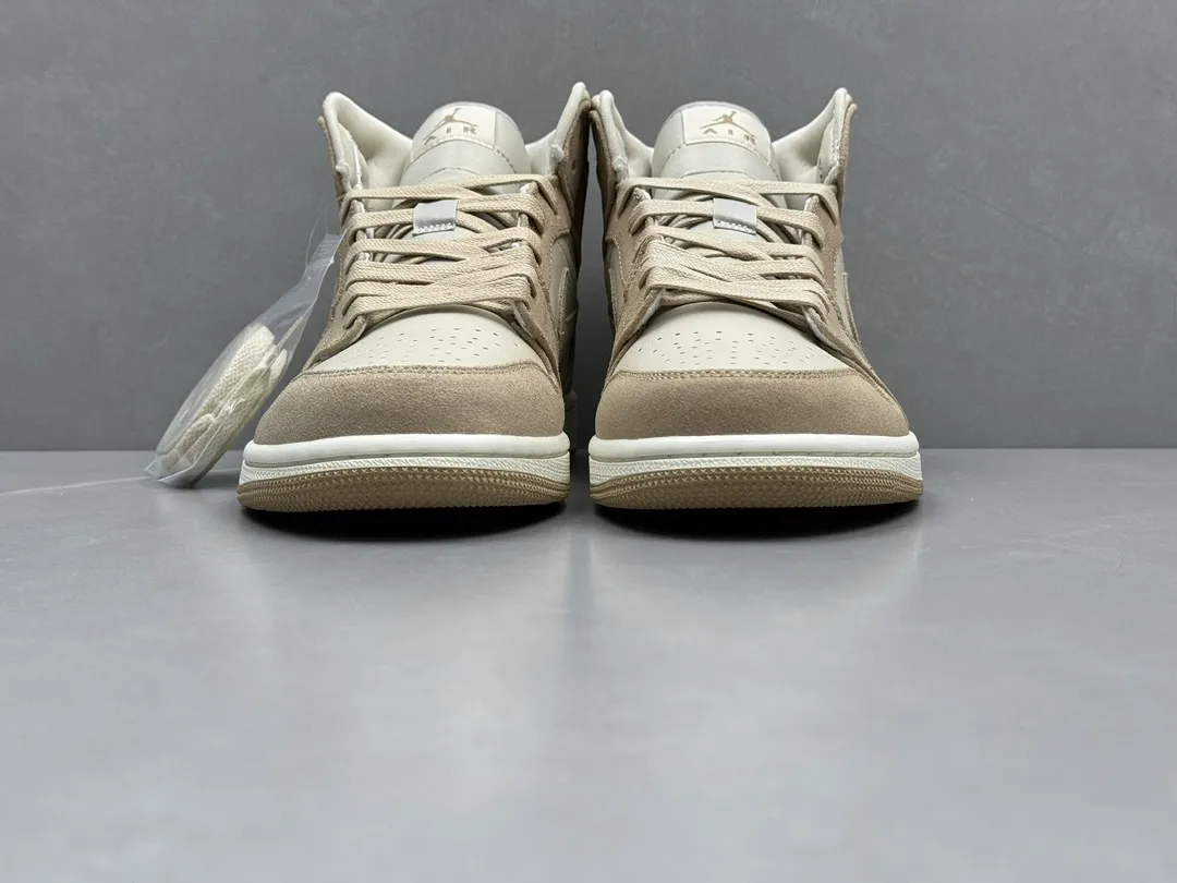 ChunYuan AJ1 Zhongbang Pure  Version Light Brown Basketball Shoes, Top Rep Shoes, Best Replica Sneakers, Size 36-46 (Including Half Sizes Resilient 1334
