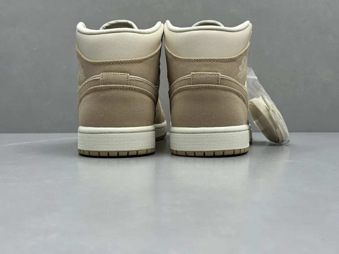 ChunYuan AJ1 Zhongbang Pure  Version Light Brown Basketball Shoes, Top Rep Shoes, Best Replica Sneakers, Size 36-46 (Including Half Sizes Resilient 1334
