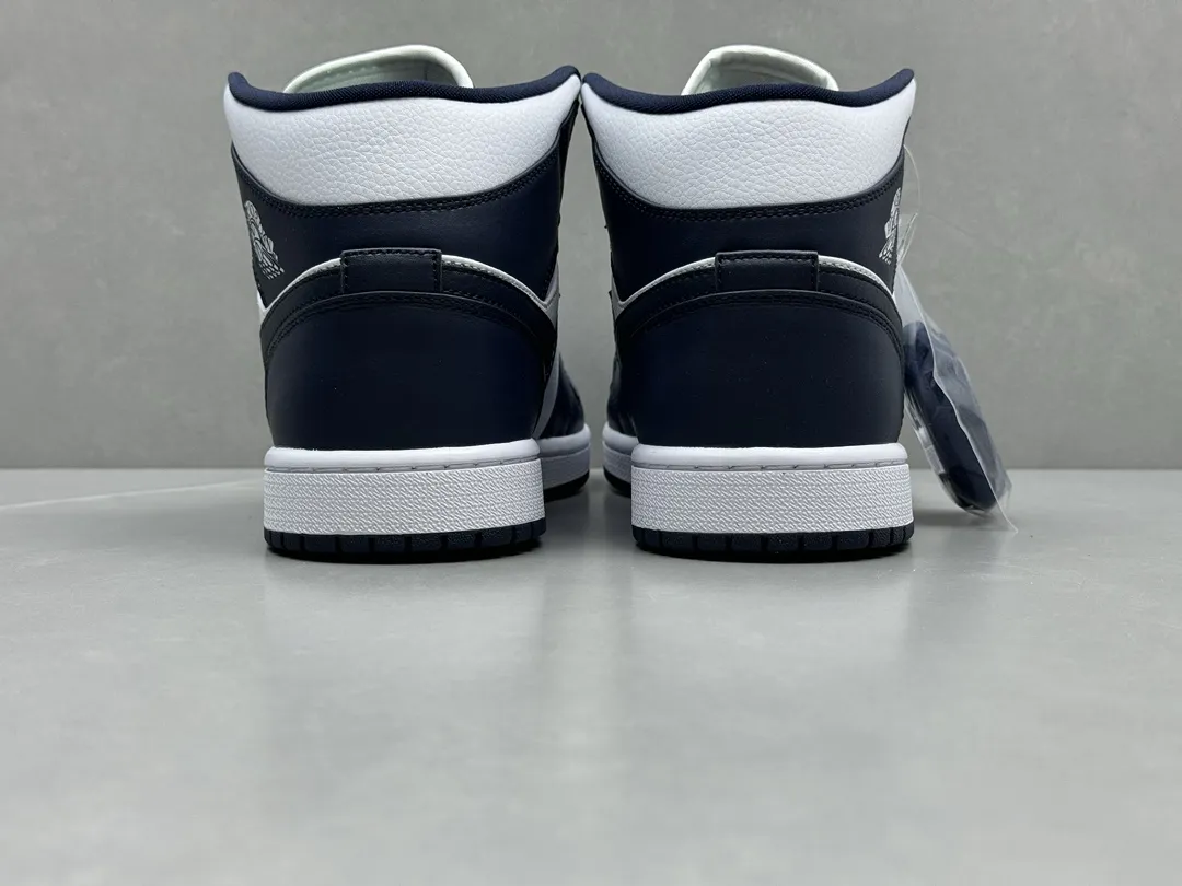 Popular ChunYuan AJ1 Zhongbang Pure  Version Obsidian Black White Basketball Shoes, Top Rep Shoes, Best Replica Sneakers, Size 36-46 (Including Half Sizes 1328