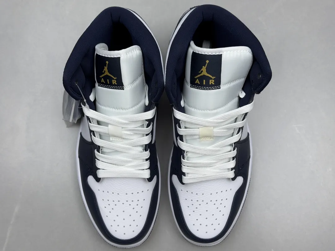 Popular ChunYuan AJ1 Zhongbang Pure  Version Obsidian Black White Basketball Shoes, Top Rep Shoes, Best Replica Sneakers, Size 36-46 (Including Half Sizes 1328