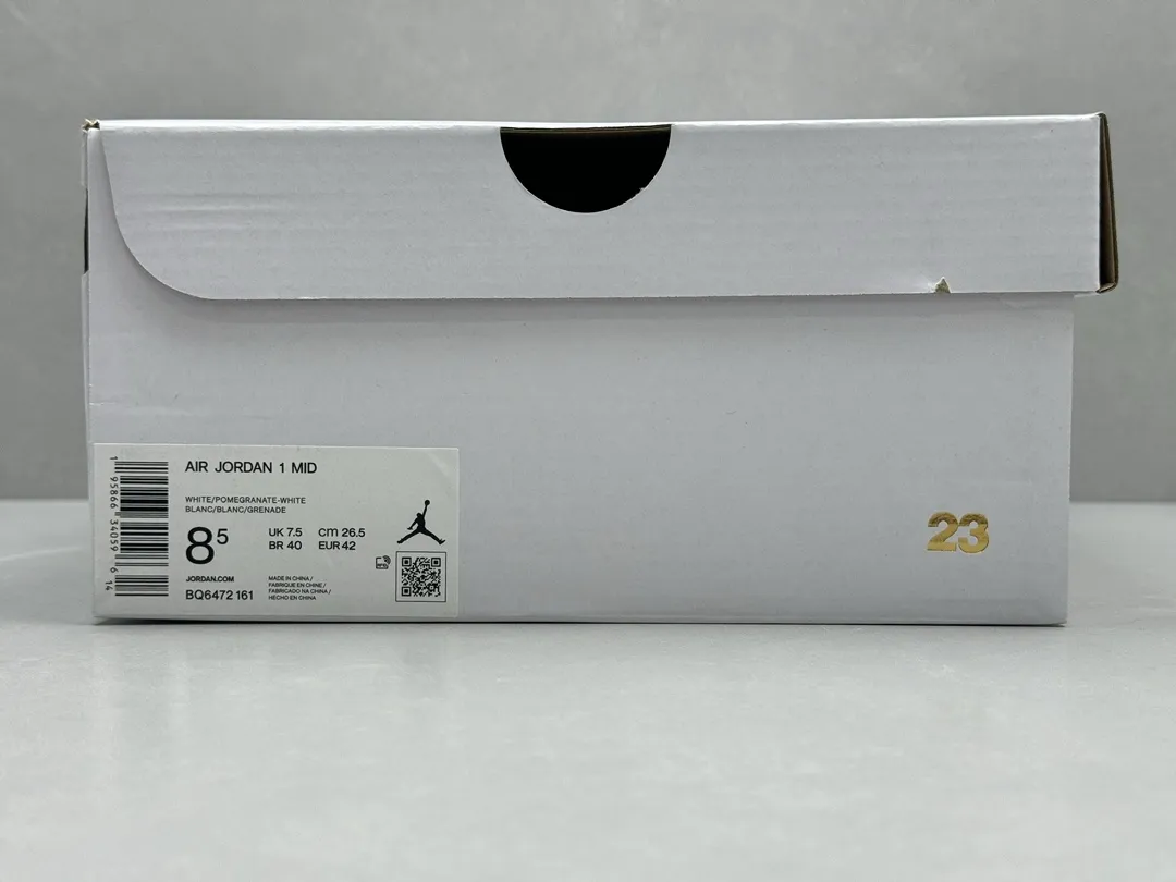 ChunYuan AJ1 Zhongbang White Red  Version Basketball Shoes, Top Rep Shoes, Best Replica Sneakers, Size 36-46 (Including Half Sizes ModernLook 1327