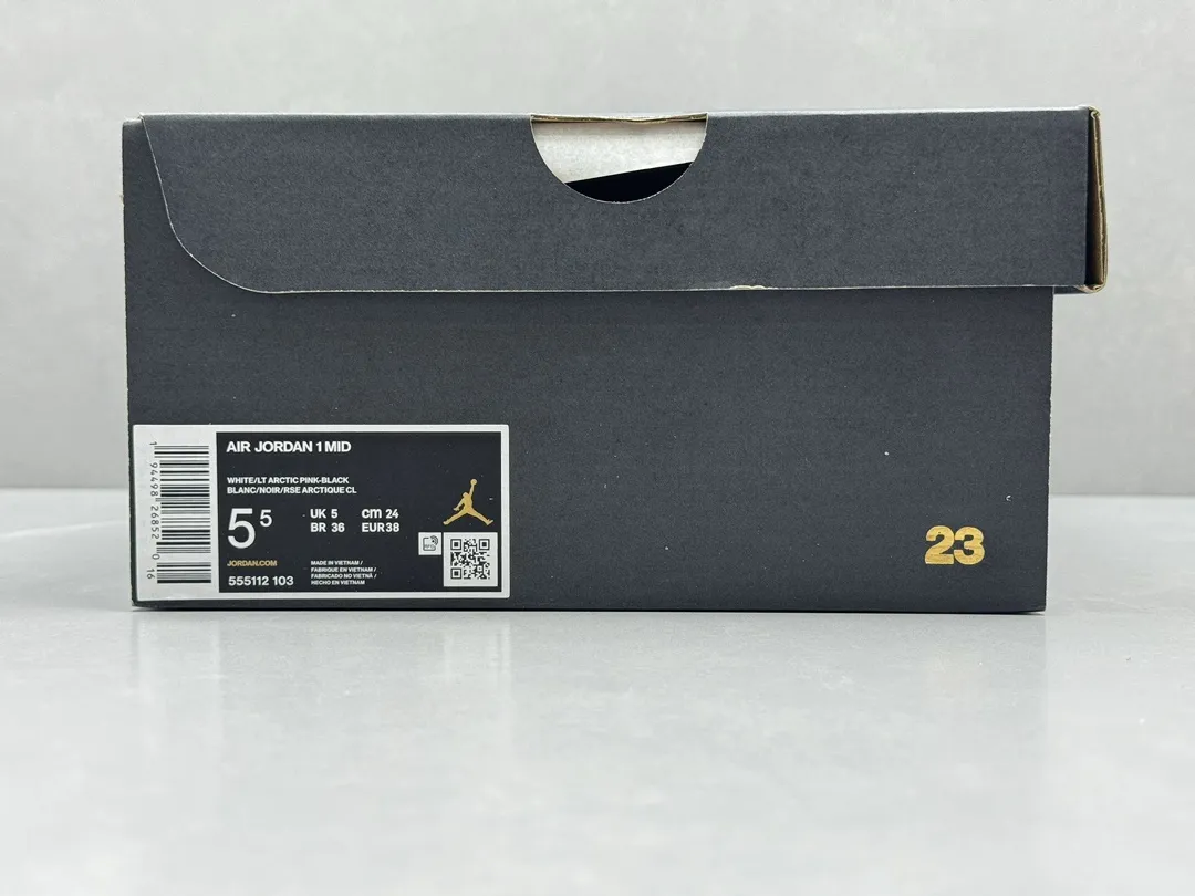 ChunYuan230 AJ1 ZhongBang Pure  Version Pink Panda High-Top Sneakers – Black White Pink, Top Rep Shoes, Best Replica Sneakers, Sizes 36-46 (Including Half Sizes Unique 1304