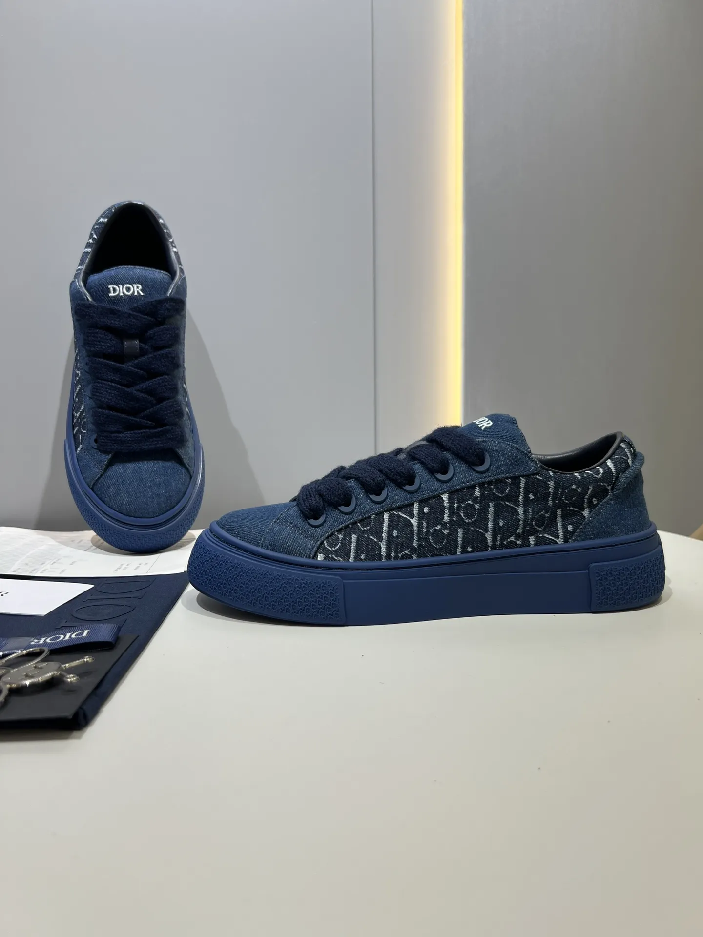 Dior B33 Sneakers – Blue Color, Couple Style,  Edition, Rep Shoes, Fake Diors RelaxedFit 59