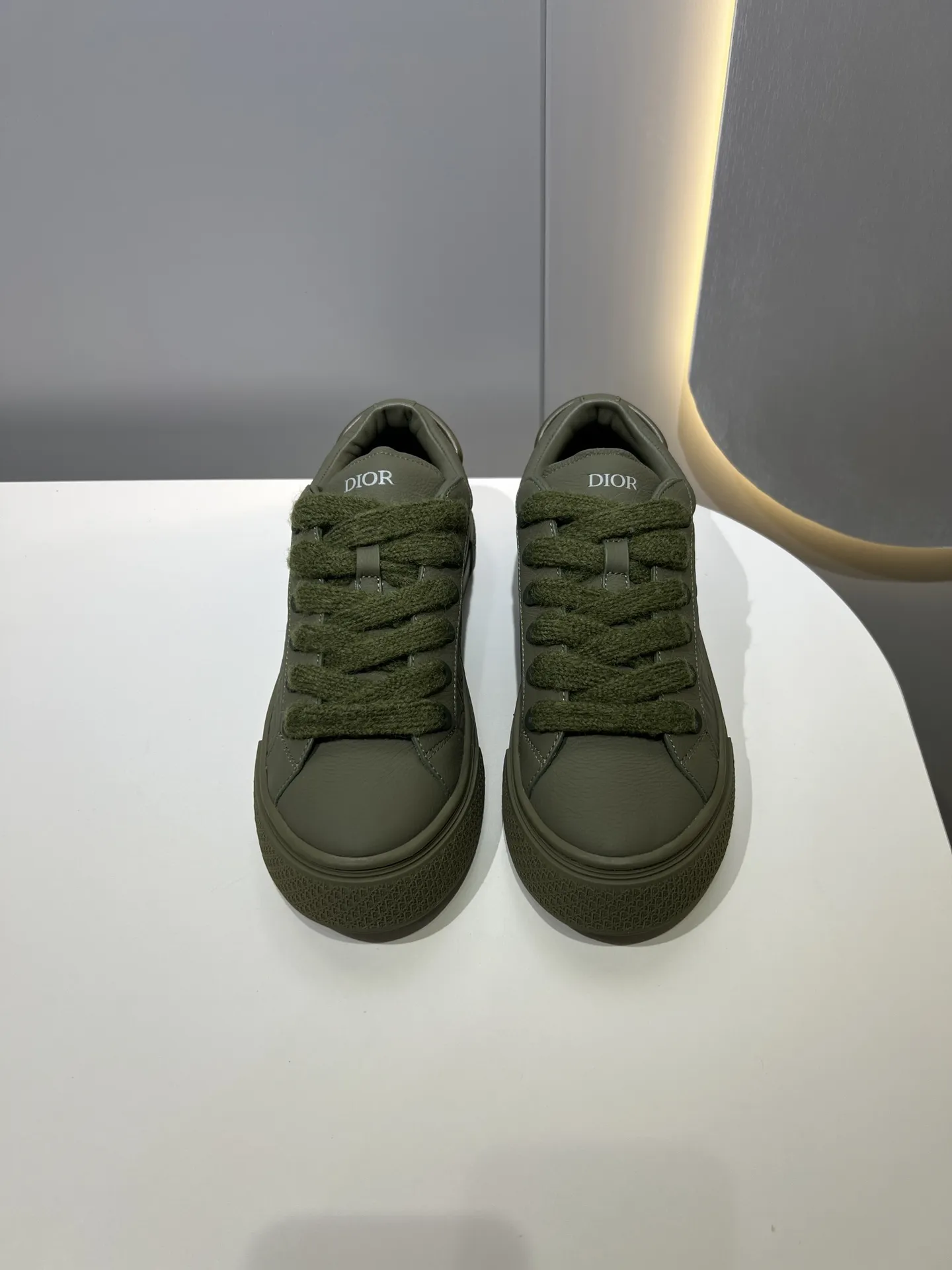 Practical Dior B33 Sneakers – Olive Green, Couples Edition,  Style with Rep Shoes and Best Replica Design 61