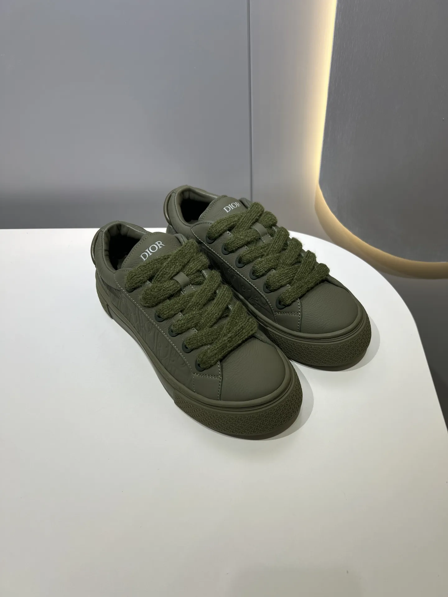 Practical Dior B33 Sneakers – Olive Green, Couples Edition,  Style with Rep Shoes and Best Replica Design 61