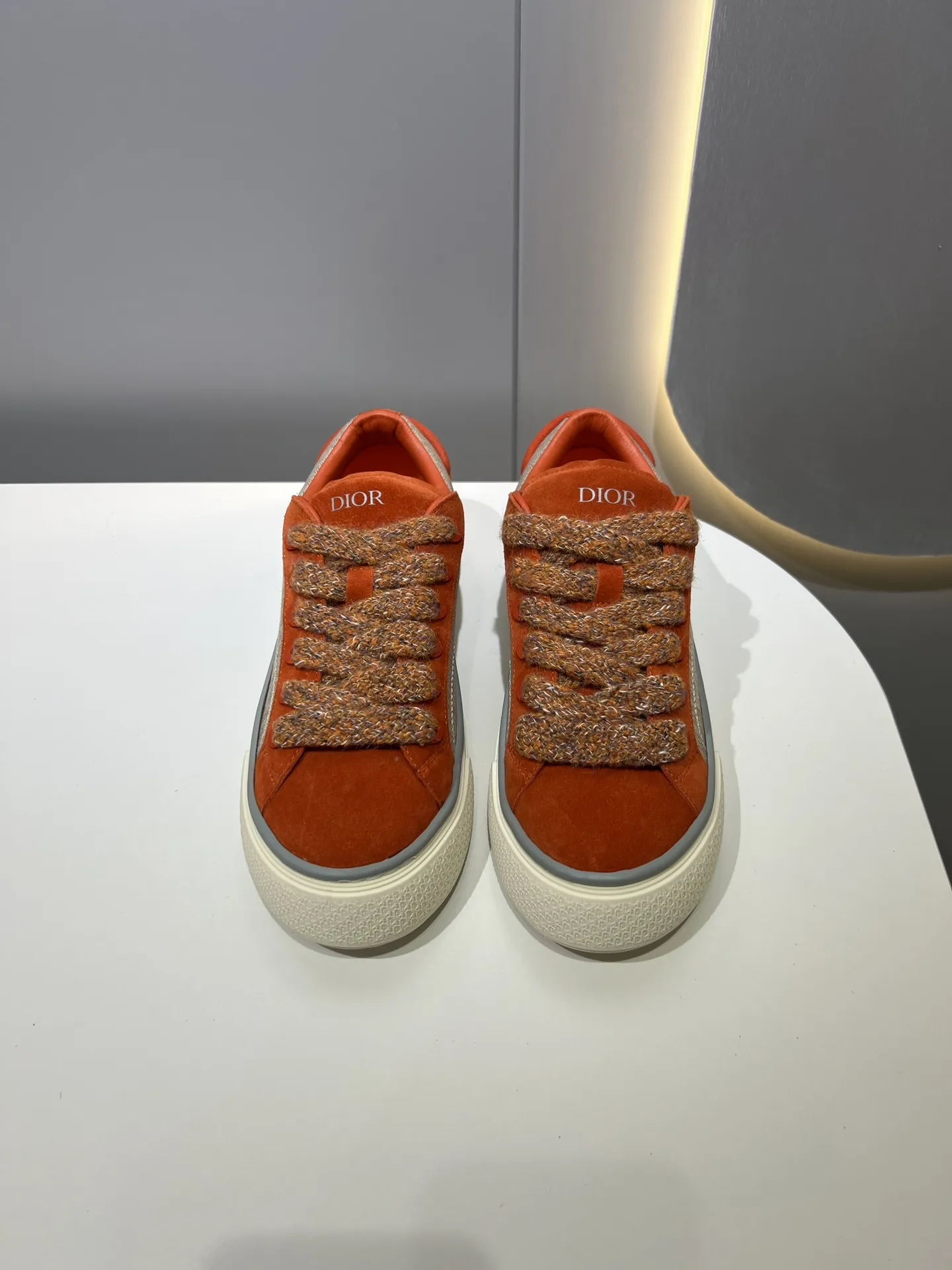 Dior B33 Sneakers – Orange and Beige Couples Edition,  Rep Shoes, Top Version Replica Dior, Various Sizes Available Sophisticated 45