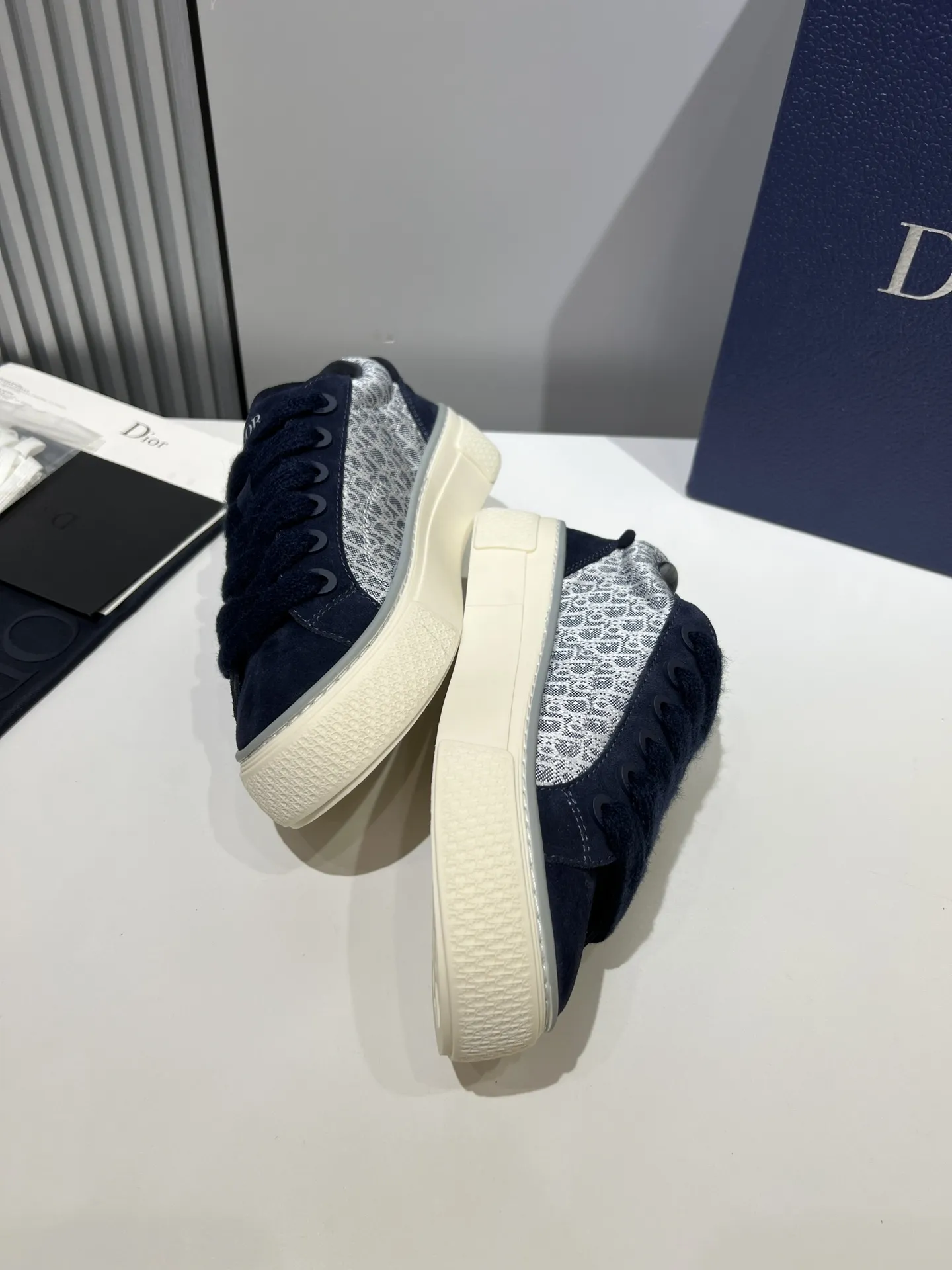 Dior B33 Sneakers for Couples – Black  Edition with Oblique Pattern | Top Rep Shoes & Best Replica Dior Functional 54