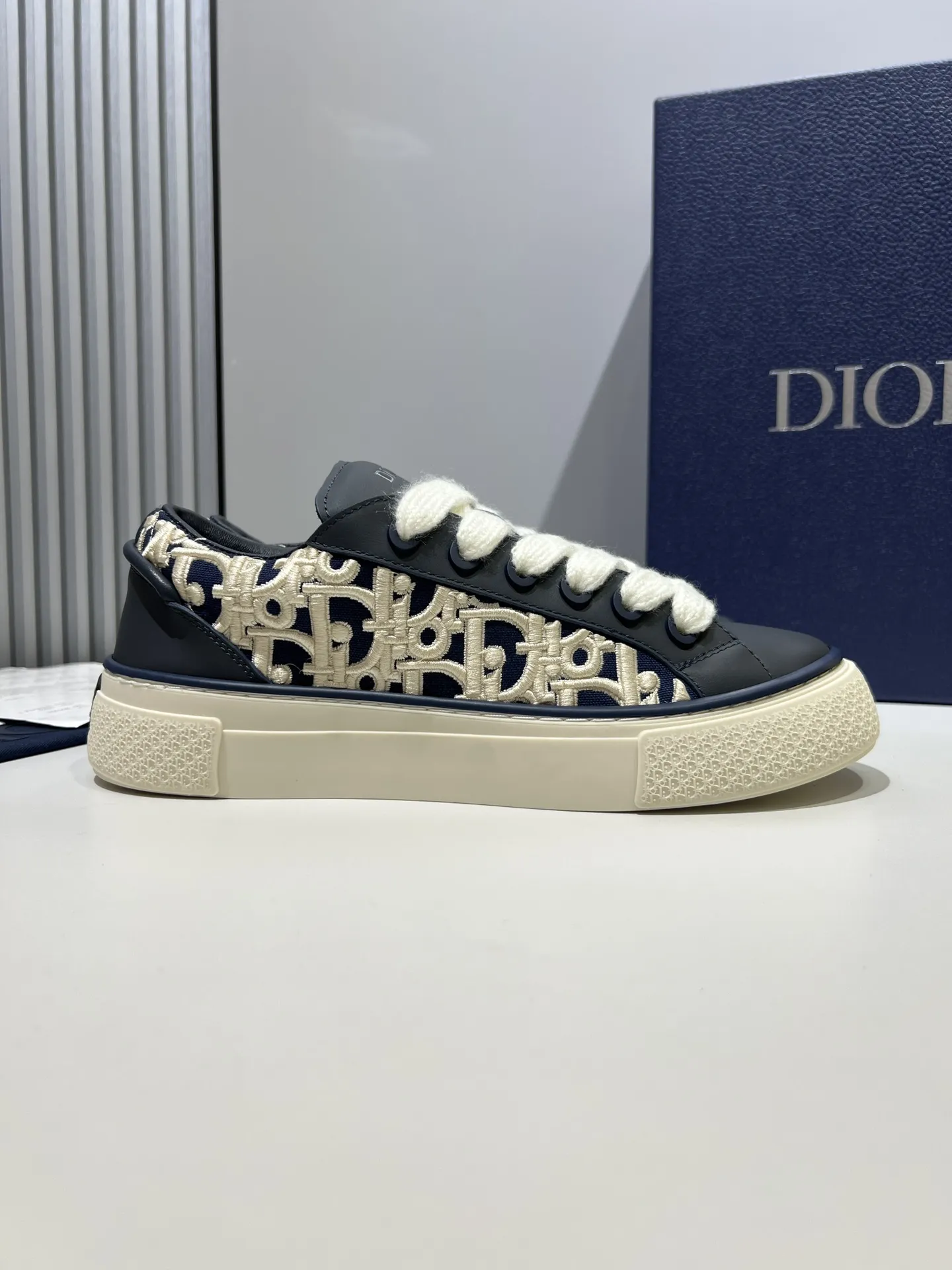 Dior B33 Sneakers for Couples – Black  Edition with Oblique Pattern | Top Rep Shoes & Best Replica Sneakers Lightweight 37