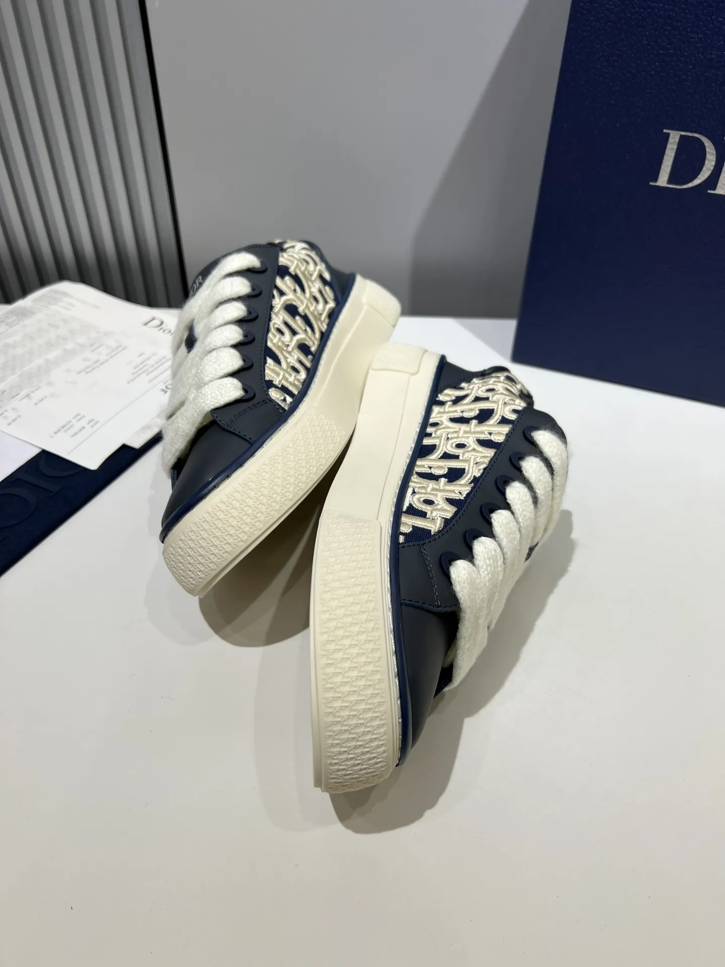 Dior B33 Sneakers for Couples – Black  Edition with Oblique Pattern | Top Rep Shoes & Best Replica Sneakers Lightweight 37