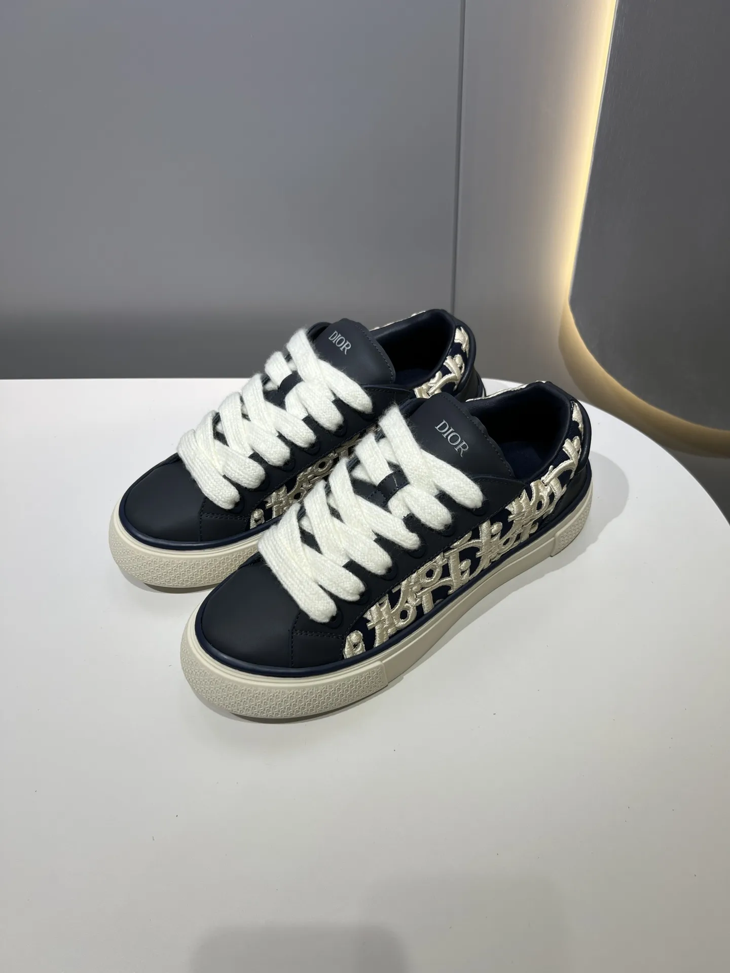 Dior B33 Sneakers for Couples – Black  Edition with Oblique Pattern | Top Rep Shoes & Best Replica Sneakers Lightweight 37