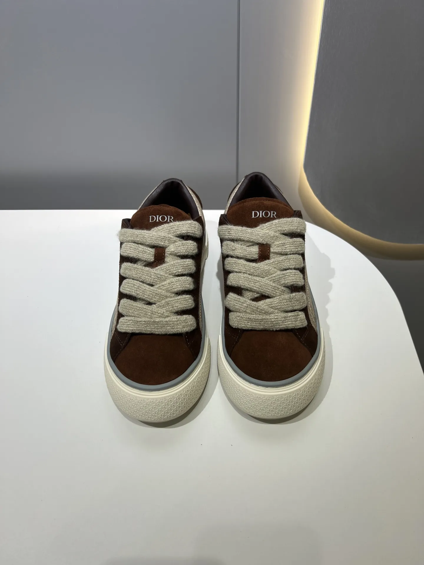 Dior B33 Sneakers for Couples – Brown Color, Premium Edition,  Style with Top Rep Shoes and Replica Dior Design Practical 52