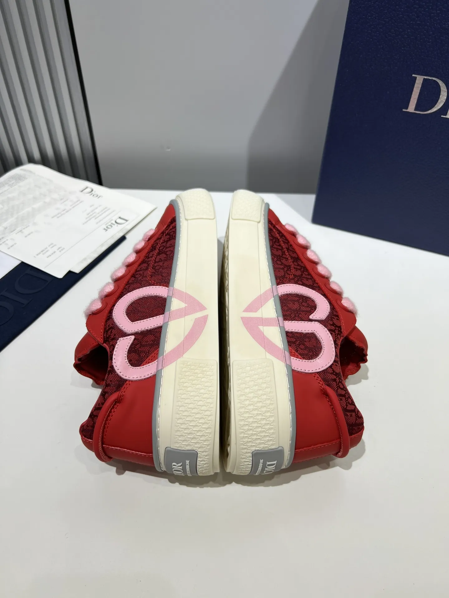 Vibrant Dior B33 Sneakers for Couples – Red Color, Premium Edition,  Style with Top Rep Shoes and Replica Dior Design 53
