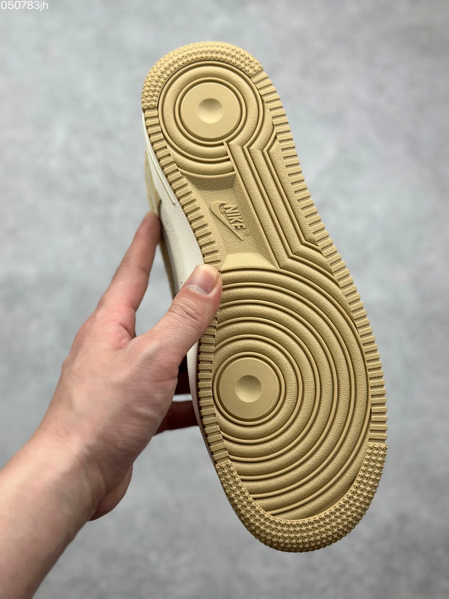 Fat Joe x Nike Air Force 1 Low ’07 Beige and Gold Custom Leather Rep Shoes – Best Replica Sneakers Durable 996
