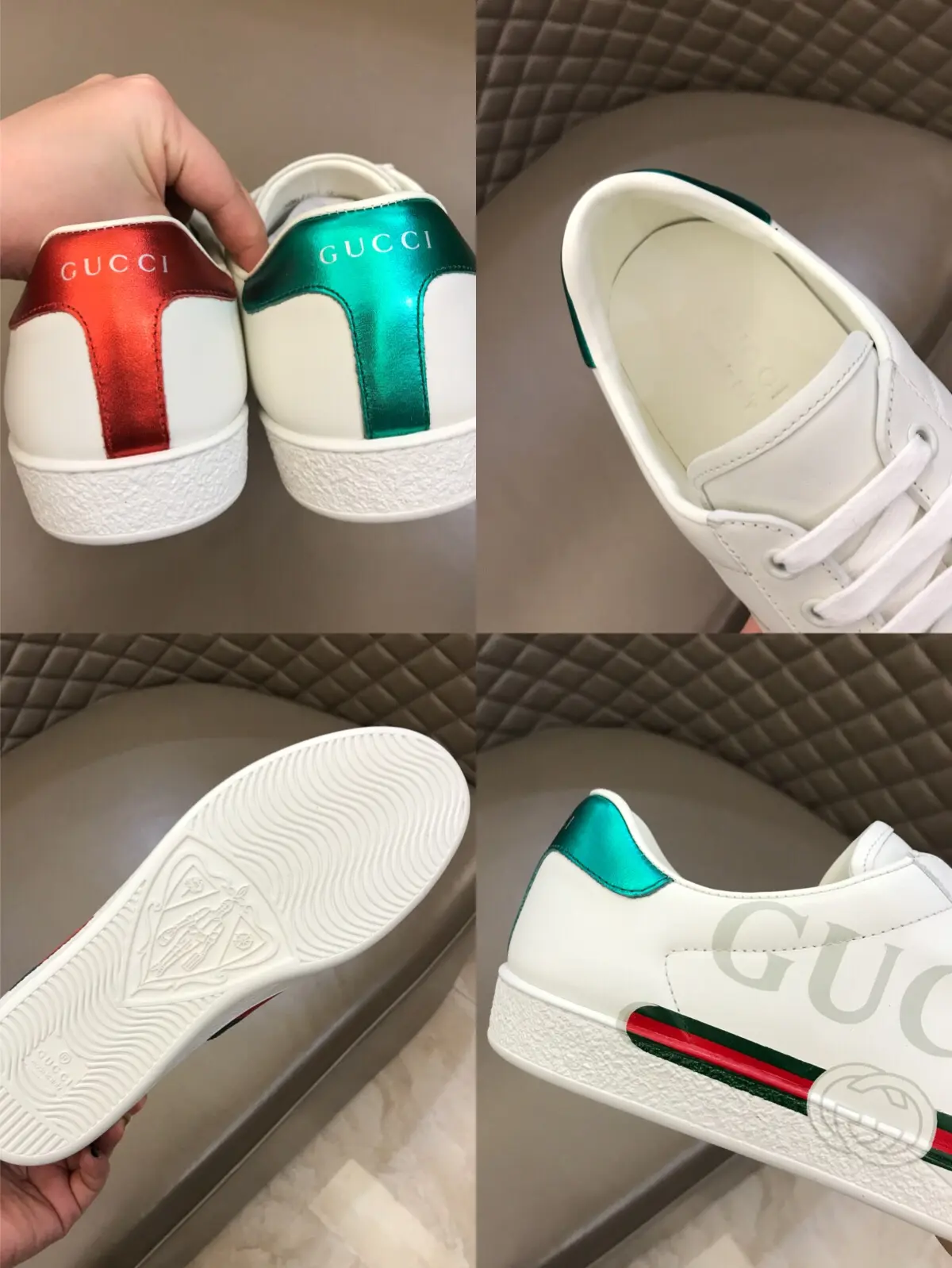 G House 2019 New Color  White Sneakers – High Quality Rep Shoes for Women Size 35-39, Men Size 38- MoistureWicking 844