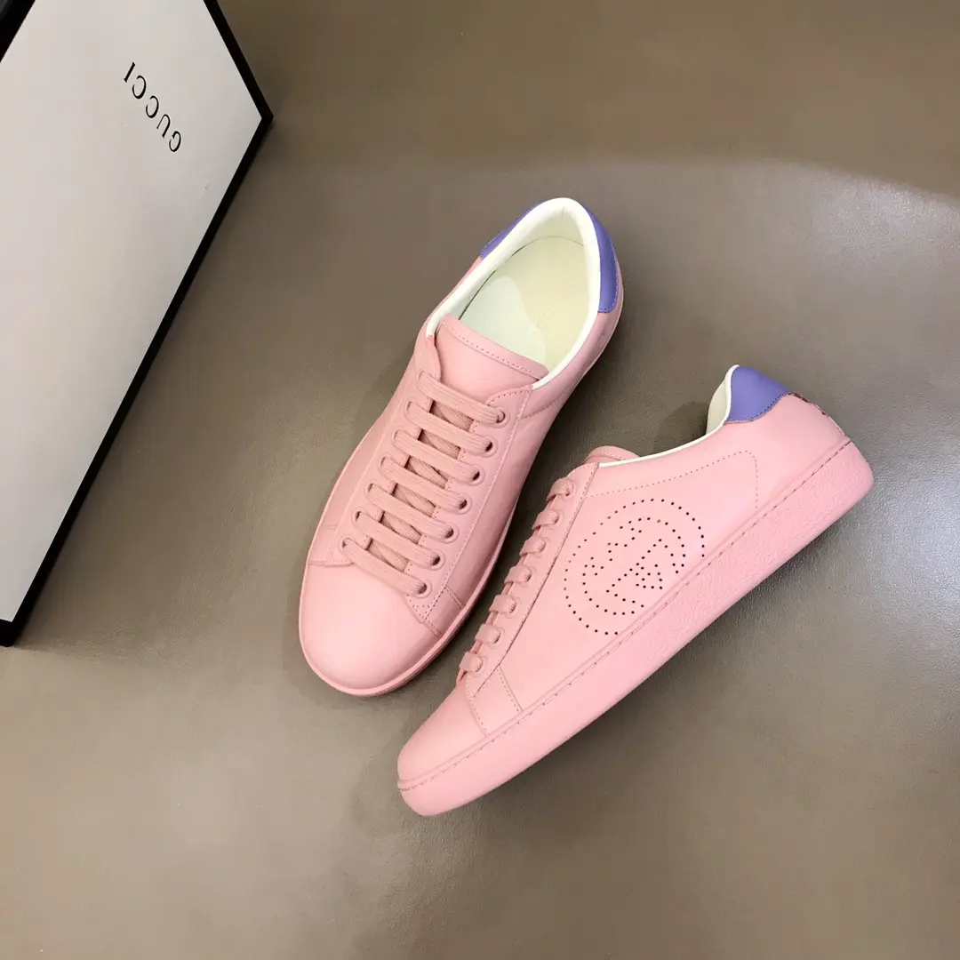 Breathable G House  Sneakers – Pink Low-Top with High Quality Replica Design and Rep Shoes for Women Size 35-39, Men Size 38- 868