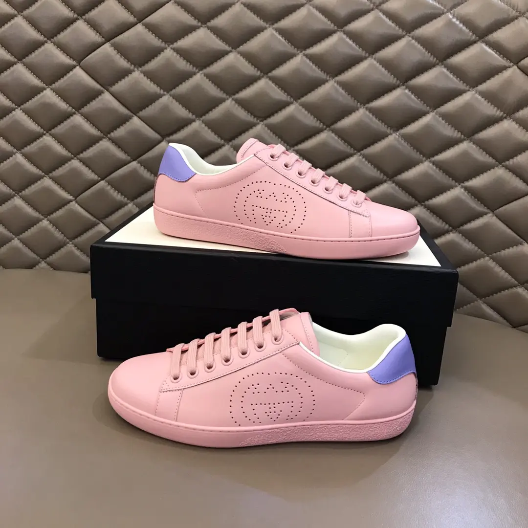 Breathable G House  Sneakers – Pink Low-Top with High Quality Replica Design and Rep Shoes for Women Size 35-39, Men Size 38- 868