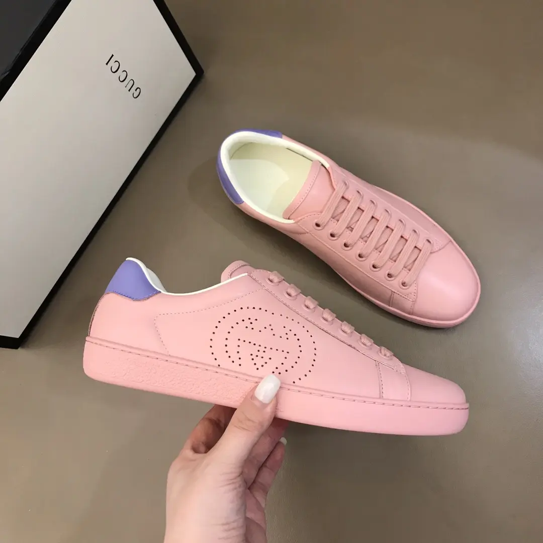 Breathable G House  Sneakers – Pink Low-Top with High Quality Replica Design and Rep Shoes for Women Size 35-39, Men Size 38- 868