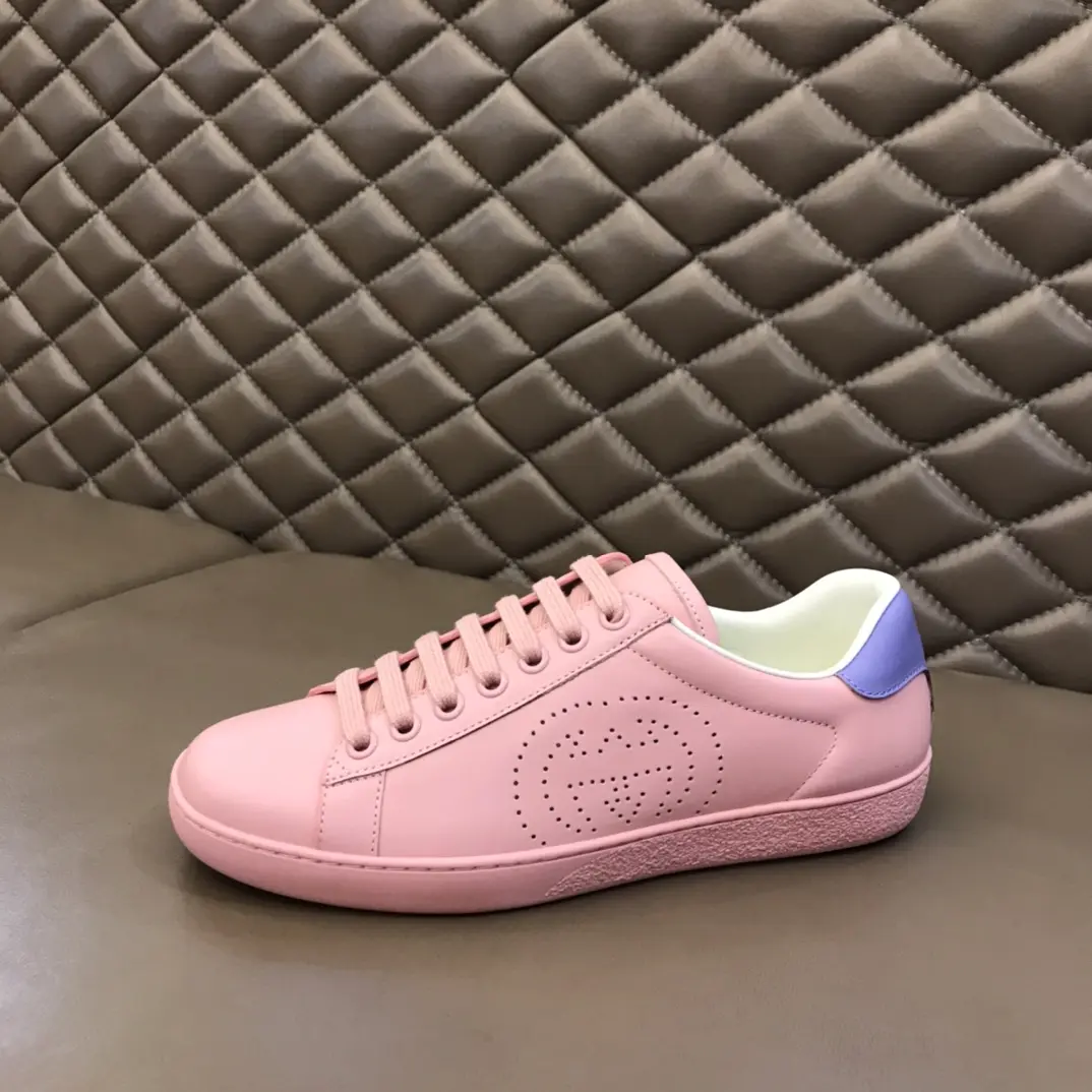 Breathable G House  Sneakers – Pink Low-Top with High Quality Replica Design and Rep Shoes for Women Size 35-39, Men Size 38- 868
