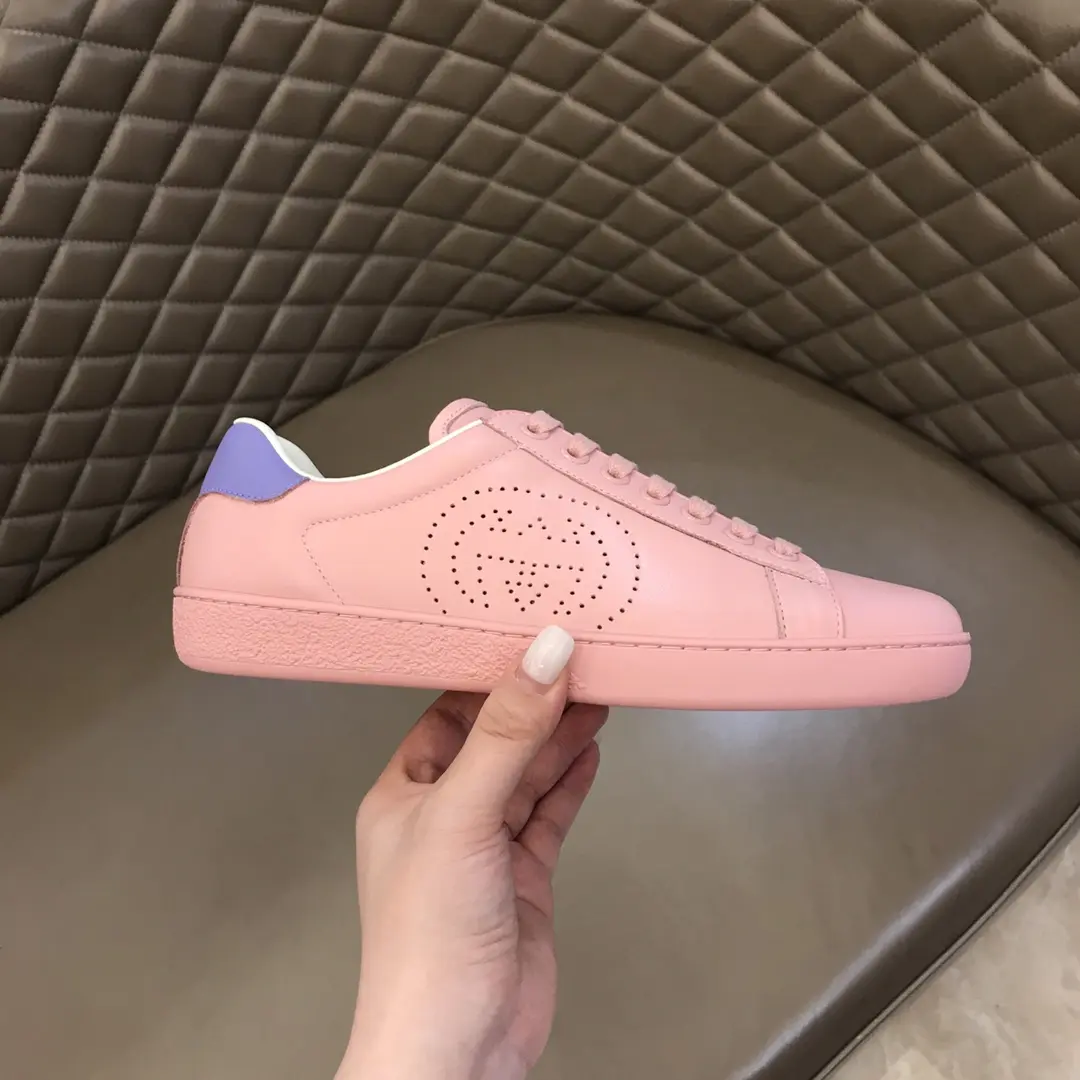 Breathable G House  Sneakers – Pink Low-Top with High Quality Replica Design and Rep Shoes for Women Size 35-39, Men Size 38- 868