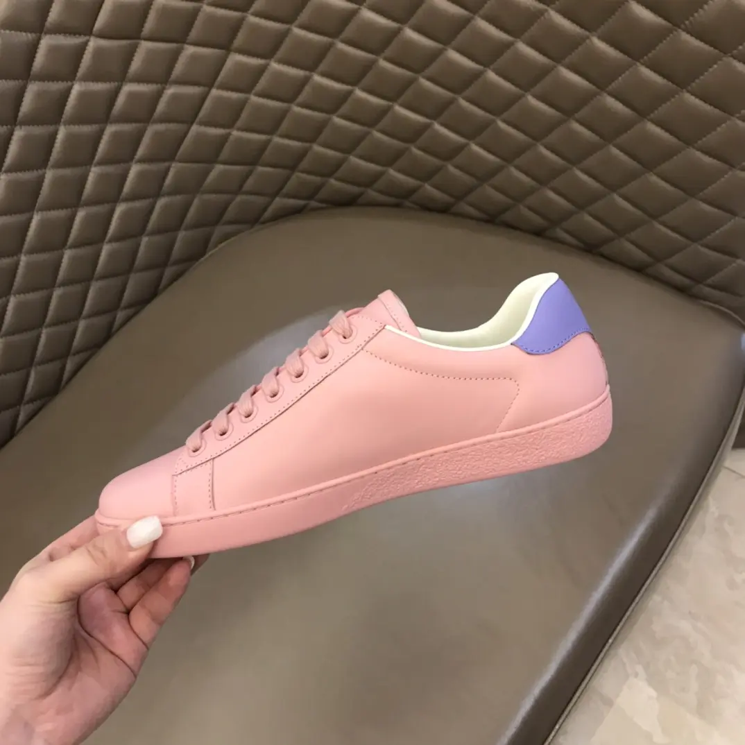 Breathable G House  Sneakers – Pink Low-Top with High Quality Replica Design and Rep Shoes for Women Size 35-39, Men Size 38- 868
