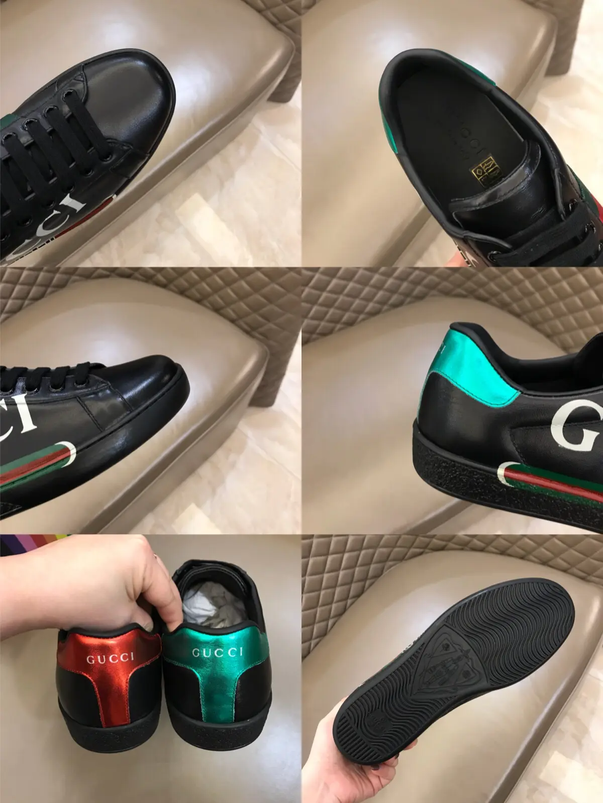 G House  White Sneakers – 2019 New Color, Black, Unisex Style with High Quality Rep Shoes Design Seasonal 847