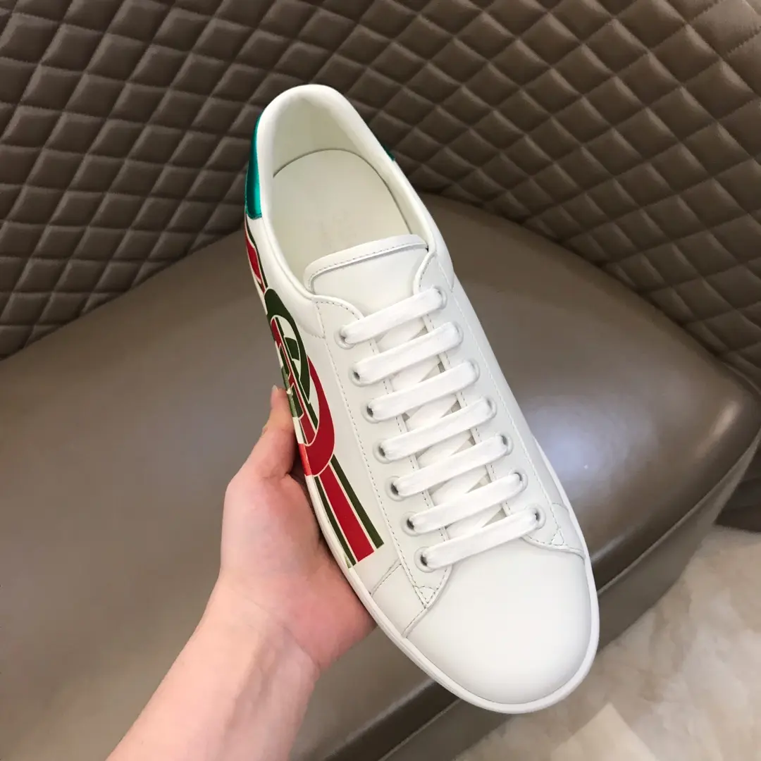 G House  White Sneakers – 2019 New Color, Italian Leather, Unisex Style with High Quality Rep Shoes Design GoodFit 860
