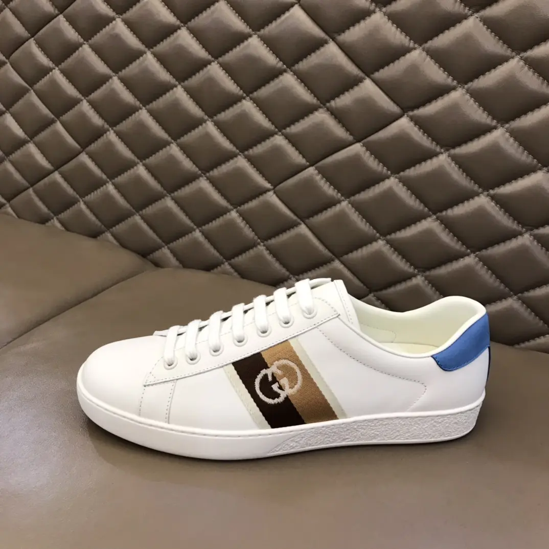 Minimalist G House  White Sneakers – Blue and White Low-Top with High Quality Replica Design and Rep Shoes for Women Size 35-39, Men Size 38- 853