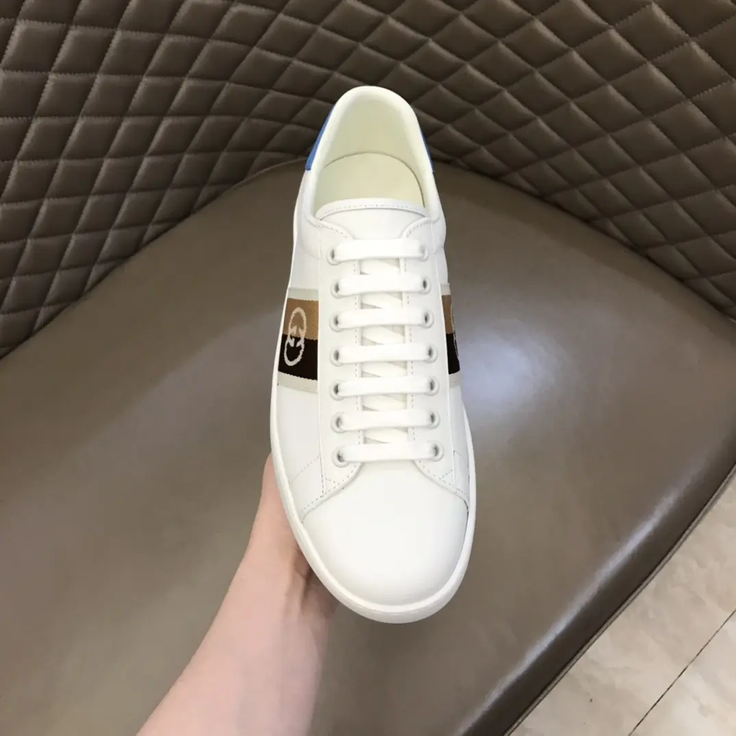 Minimalist G House  White Sneakers – Blue and White Low-Top with High Quality Replica Design and Rep Shoes for Women Size 35-39, Men Size 38- 853