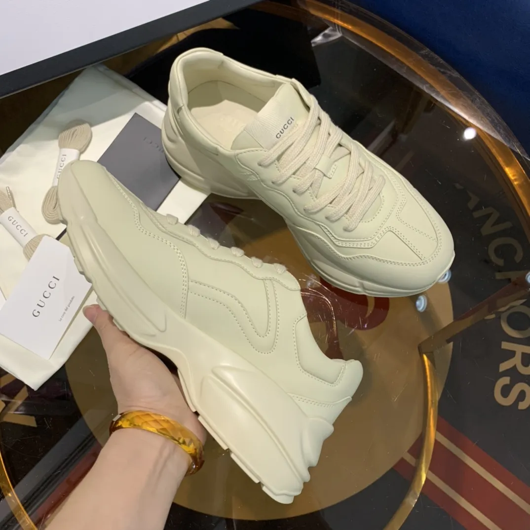 GUCCI Rhyton Sneakers White Red Logo Design –  Replica Shoes with Iconic Rep Style Fashionable 923